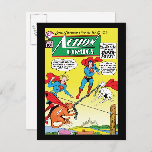 Action Comics #277 Briefkaart (Voorkant / Achterkant)