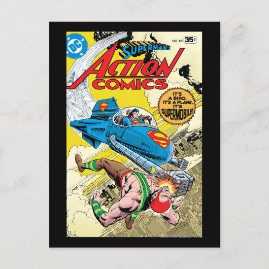 Action Comics #481 Briefkaart (Voorkant)