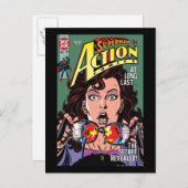 Action Comics #662 feb 91 Briefkaart (Voorkant / Achterkant)