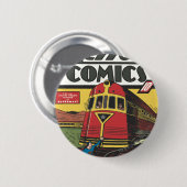 Action Comics - juni 1939 Ronde Button 5,7 Cm (Voorkant /achterkant)