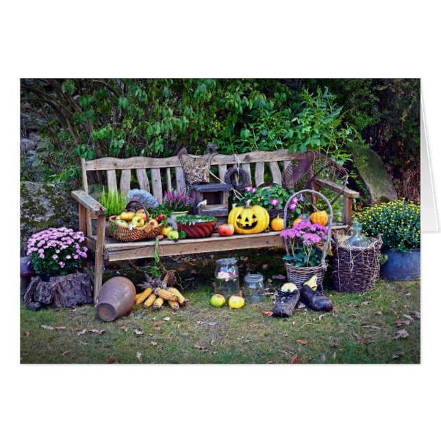 Action de grâce au banc de parc (Devant horizontal)