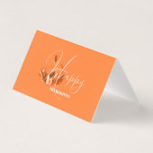 Action de grâce en Orange  (Back)