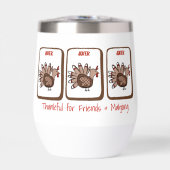 Action de grâce pour les amis Friendsgiving Dinde (Avant)