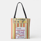 Action de grâces sac fourre-tout (Dos)