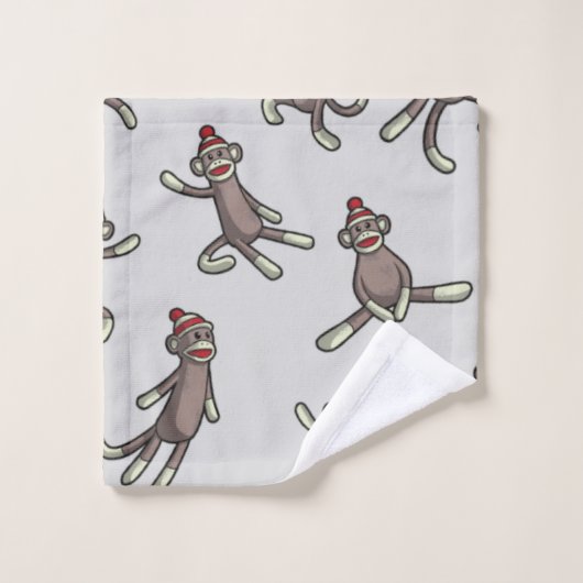 Action du singe de choc (Gant de toilette)