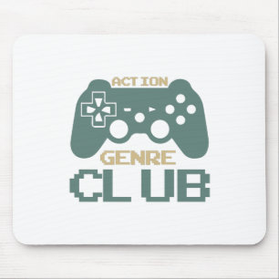 Action Genre Club-Gaming-Gamer-Game-Funny Muismat