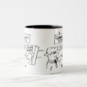 Action Gnome in Garden Center Tweekleurige Koffiemok (Center)