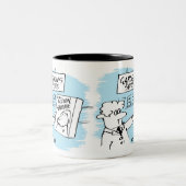 Action Gnome in Garden Center Tweekleurige Koffiemok (Center)