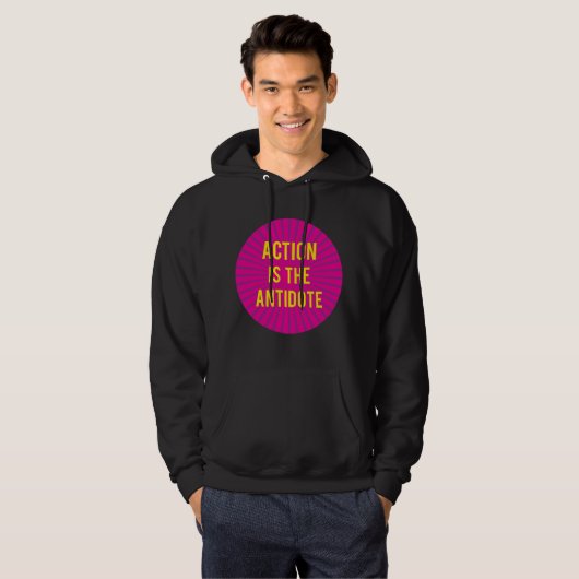 Action is the Antidote sweatshirt (Voorkant volledig)