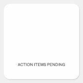 Action Items Pending | Durable Vinyl Stickers (Devant)
