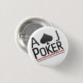 Action Junkie Poker Pins Ronde Button 3,2 Cm (Voorkant /achterkant)