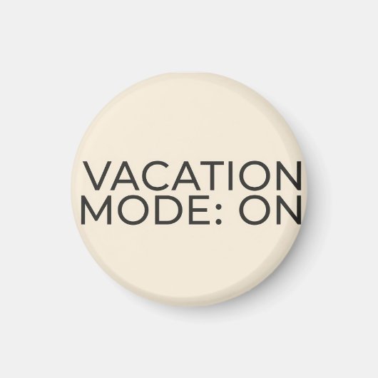 Action Mode On – Motivational Fridge Magnet Magneet (Voorkant)