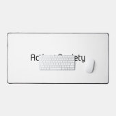 Action Over Anxiety Minimalist Large (Clavier et souris)