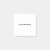 Action Over Anxiety Minimalist Notes (Voorkant)