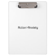 Action Over Anxiety Minimalistische Professionele
