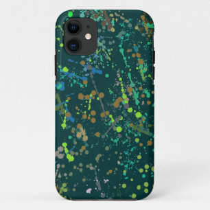 Action Painting Splatter Art iPhone 11 Hoesje