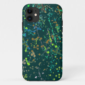 Action Painting Splatter Art iPhone 11 Hoesje