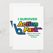 Action Park Survivor Kaart (Voorkant / Achterkant)