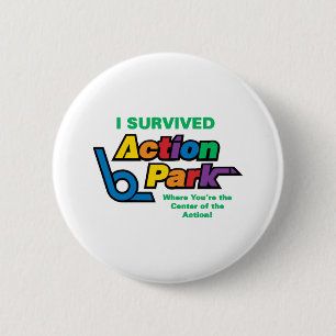Action Park Survivor Ronde Button 5,7 Cm