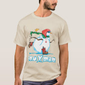 Action Snowman T-shirt (Voorkant)
