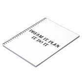 Action Taker - Carnet inspirant pour les hommes (Côté gauche)