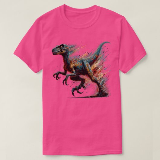 Action Velociraptor TShirt (Design devant)