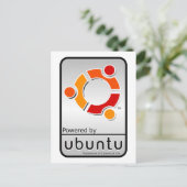 Actionné par la carte postale d'Ubuntu (Debout devant)