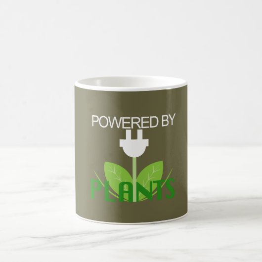 Actionné par la tasse de café de plantes (Centre)