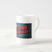 Actions Have Consequences Beer Stein Porselein Kop (Voorkant rechts)