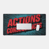 Actions Have Consequences Bureaumat (Keyboard & Muis)
