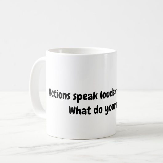 Actions Proverbe Mug (Devant gauche)