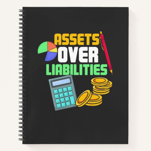 Activa boven verplichtingen notitieboek (Voorkant)