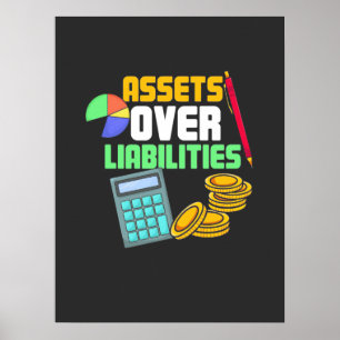 Activa boven verplichtingen poster