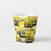 Activate My Heart Pattern Latte Mok (Voorkant)