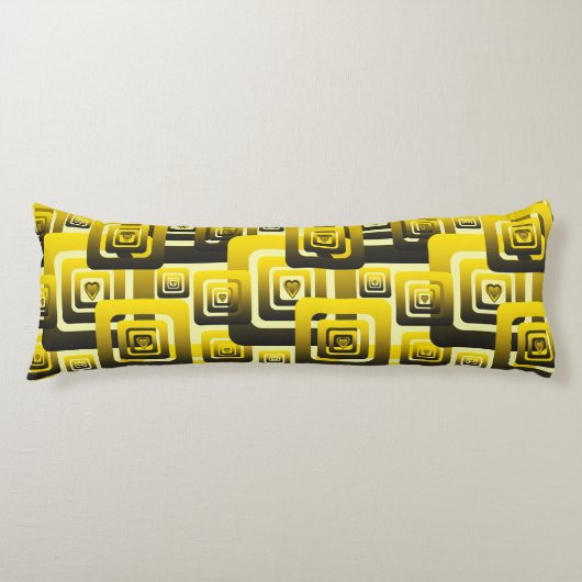 Activate My Heart Pattern Lichaamskussen (Voorkant)