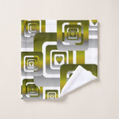 Activate My Heart Pattern Silver (Gant de toilette)