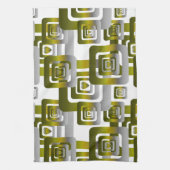 Activate My Heart Pattern Silver Theedoek (Verticaal)