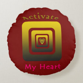 Activate My Heart Rond Kussen