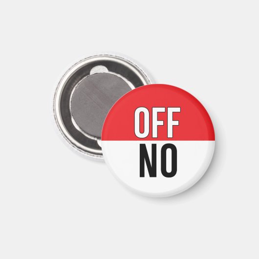 Activé / Désactivé Magnet De Rappel Pour Éteindre  (Recto/Verso)