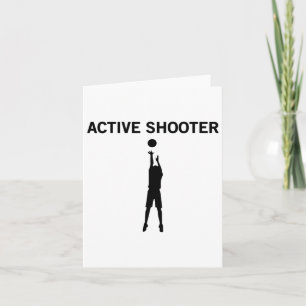 Active Shooter Sketll Lovers Mannen Vrouwen 2 Kaart