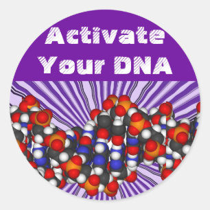 Activeer uw DNA-stickers Ronde Sticker