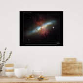 ActiveGalaxyM82-2006-14a Poster (Keuken)