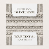 Activer/désactiver la carte de table de texte pers (Extérieur déplié)