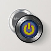 Activeren - Blue Orb Button (Voorkant /achterkant)