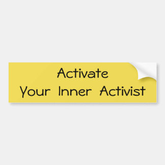 Activeren - T-shirt Bumpersticker