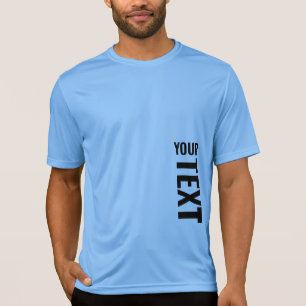 Activewear Sport Tek Mannen Modern Big Font Tekst T-shirt