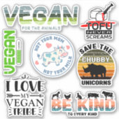 Activisme Vegan Stickers (Devant)