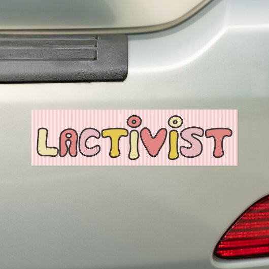 activist bumpersticker (Op auto)