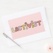 activist rechthoekige sticker (Envelop)