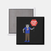 Activist Stop Project 2025. Magneet (Voorkant / Achterkant)